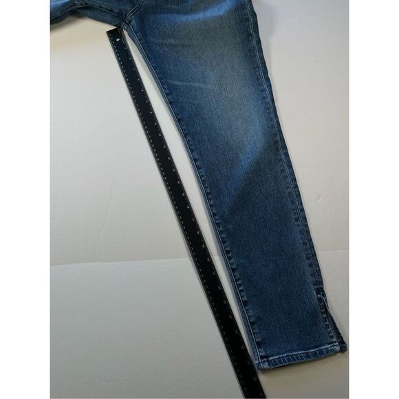 AG Anthropologie Stevie High-Rise Skinny Split Ankle Jean Size 30 Slim Straight - Picture 9 of 9